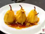 Recipe Saffron & cinnamon poached pears