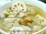 Recipe Lotus roots with peanuts soup