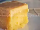 Recipe Cassava cake with coco custard topping