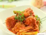 Recipe Sambal ayam serai (chicken in lemongrass sauce)
