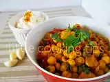 Recipe Curry chickpeas (garbanzo beans)