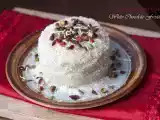 Recipe White chocolate frosted christmas layer cake