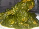 Recipe Palak Chicken( Chicken in a rich spinach gravy)