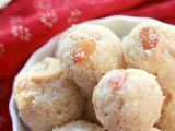 Recipe Rava Laadu / Rawa Laddoo (Sweet Semolina Balls) - Christmas Goodies - Kuswar