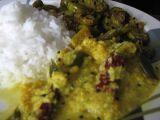 Recipe Kerala Lunch - Pumpkin Curry & Ivy Gourd Fry