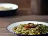 Recipe Rajma Saagwala / Rajma Sirukeerai Poriyal