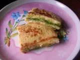Recipe Bread Omelette Recipe / Bread Omelette Street Food Style / Bread Omelet Recipe / Bread Omelette with Green Chutney & Cheese