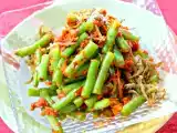 Recipe Kacang buncis goreng belacan (french beans with shrimp paste)