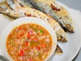 Recipe Fried kembung (mackerel) with assam sauce