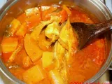 Recipe Fish curry with white radish