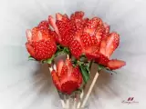 Recipe Valentine's day strawberry roses bouquet