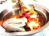 Recipe Steamed seabass - qing zheng lu yu ( 清蒸鲈鱼）