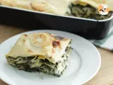 Recipe Spinach and goat cheese lasagna - Video recipe !