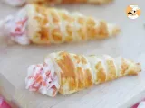Recipe Flaky cones with salmon and cream cheese - video recipe !