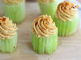 Recipe Cupcakes with cucumber and hummus - video recipe !