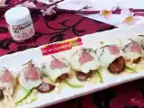 Recipe Pickled sakura flowers steamed fish rolls