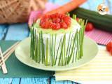 Recipe Sandwich cake: a fresh and colorful appetizer