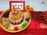 Recipe Cny multi-coloured smoked salmon yu sheng