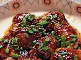 Recipe Sweet and sticky asian chicken thighs: the pretty feed