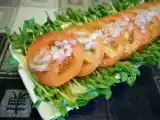 Recipe Crunchy tomato salad with pea sprouts