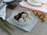 Recipe Dates and chocolate energy balls with sesame seeds