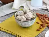 Recipe Apricot energy balls with green tea and coconut