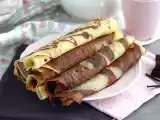 Recipe Marble chocolate and vanilla crepes