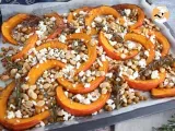Recipe Baked pumpkin and chickpeas, rosemary and feta cheese