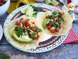 Recipe Vegetarian tacos with lentil salad