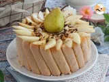 Recipe Pear charlotte with grilled almonds