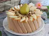Recipe Pear charlotte with grilled almonds