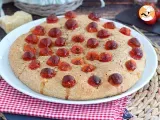 Recipe Focaccia with cherry tomatoes