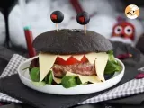 Recipe Halloween monster burger
