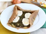 Recipe Buckwheat galette spinach and goat cheese