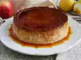 Recipe Apple and caramel croissant pudding