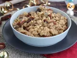 Recipe Vegetarian risotto with sun-dried tomatoes and mushrooms