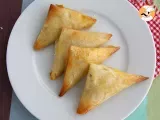 Recipe Lemon feta and chives samosas
