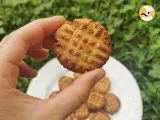 Recipe Peanut butter cookies - 4 ingredients - no added sugars