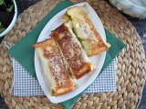 Recipe Savory french toast rolls with pesto