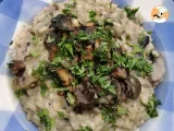 Recipe Creamy risotto with mushrooms - vegan risotto