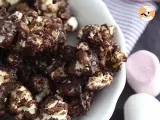 Recipe Chocolate and marshmallow popcorns
