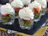 Recipe Smoked salmon and avocado verrines