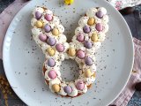 Recipe Easter bunny tart with chocolate eggs