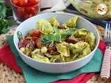 Recipe Tortellini salad with pesto sauce