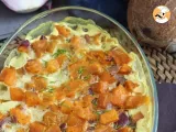Recipe Sweet potato and coconut gratin dish