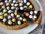 Recipe Easter tart, chocolate and caramel