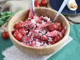 Recipe Strawberry, tomato, feta and basil salad