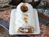 Recipe Coconut & passion fruit cake roll, perfect as a yule log