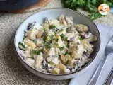Recipe Gnocchi with mushrooms, a tasty and easy meal