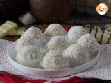 Recipe Homemade raffaello : coconut, white chocolate and almond treats !